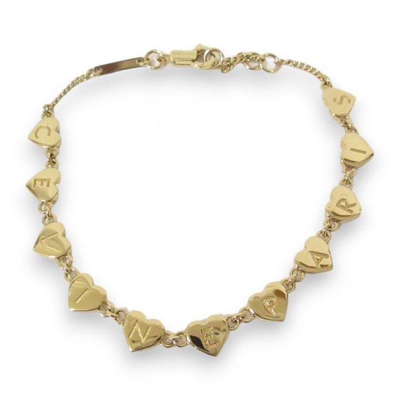 CELINE Gold Charm Bracelet - Picture 1 of 6